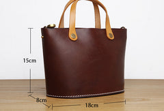 Genuine Leather Small Tote Bag Handbag Crossbody Bag Shoulder Bag Women Leather Purse