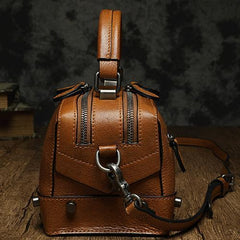 Black Leather Satchel Handbags Womens Red Satchel Small Crossbody Bag for Ladies