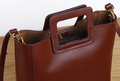 Genuine Leather Women Red Handbag Crossbody Bag Shoulder Bag Women Leather Purse