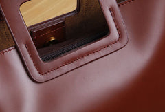 Genuine Leather Women Red Handbag Crossbody Bag Shoulder Bag Women Leather Purse