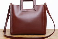 Genuine Leather Women Red Handbag Crossbody Bag Shoulder Bag Women Leather Purse