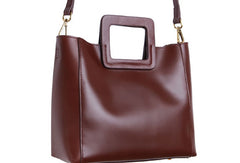Genuine Leather Women Red Handbag Crossbody Bag Shoulder Bag Women Leather Purse
