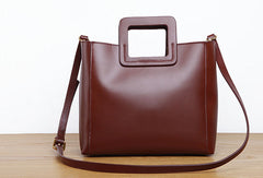 Genuine Leather Women Red Handbag Crossbody Bag Shoulder Bag Women Leather Purse