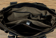 Genuine Vintage Coffee Leather Cool Messenger Bag Briefcase Bag Shoulder Bag For Men