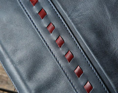 Vintage Leather Mens Cool Small Shoulder Bag Messenger Bag Bike Bag Cycling Bag for men