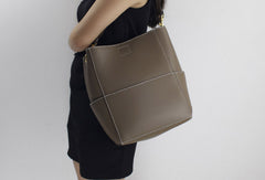 Genuine Leather handbag shoulder bag brown tote for women leather shopper bag