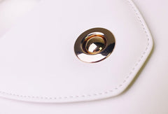 Genuine Leather handbag black white bag for women leather shopper bag