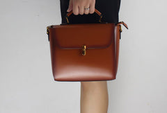 Genuine Leather handbag shoulder bag for women leather crossbody bag - EverHandmade