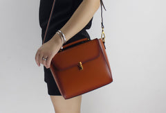 Genuine Leather handbag shoulder bag for women leather crossbody bag - EverHandmade