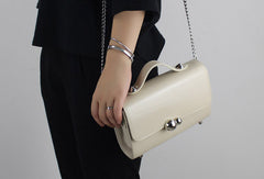Genuine Leather fashion black shoulder bag for women leather crossbody bag