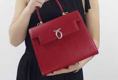 Genuine Leather handbag Kelly bag shoulder bag for women leather crossbody bag