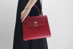 Genuine Leather handbag Kelly bag shoulder bag for women leather crossbody bag