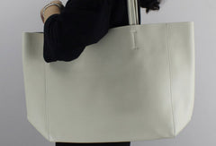 Genuine Leather handbag shoulder bag large tote for women leather shopper bag - EverHandmade