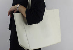 Genuine Leather handbag shoulder bag large tote for women leather shopper bag - EverHandmade