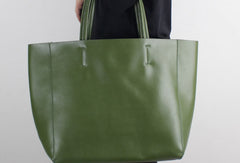 Genuine Leather handbag shoulder bag large tote for women leather shopper bag - EverHandmade