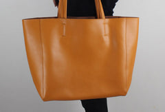 Genuine Leather handbag shoulder bag large tote for women leather shopper bag - EverHandmade