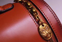 Genuine Leather round bag shoulder bag for women leather crossbody bag