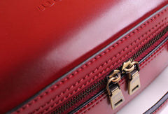 Genuine Leather cube handbag shoulder bag for women leather crossbody bag - EverHandmade