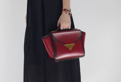 Handmade Leather handbag shoulder bag winged for women leather crossbody bag