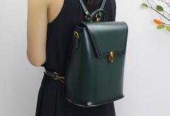 College Leather Backpacks for Women Shoulder bag for Women - EverHandmade