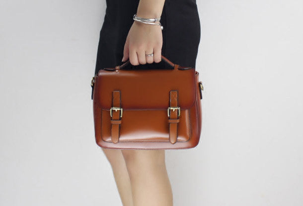 Genuine Leather handbag shoulder bag satchel bag for women leather crossbody bag