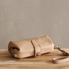 Vintage LEATHER Womens Wristlet Bag Doctor Long Wallet Mini Shoulder Bag FOR Women