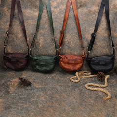 Leather Womens Saddle Shoulder Bags Saddle Vintage - Size Detail
