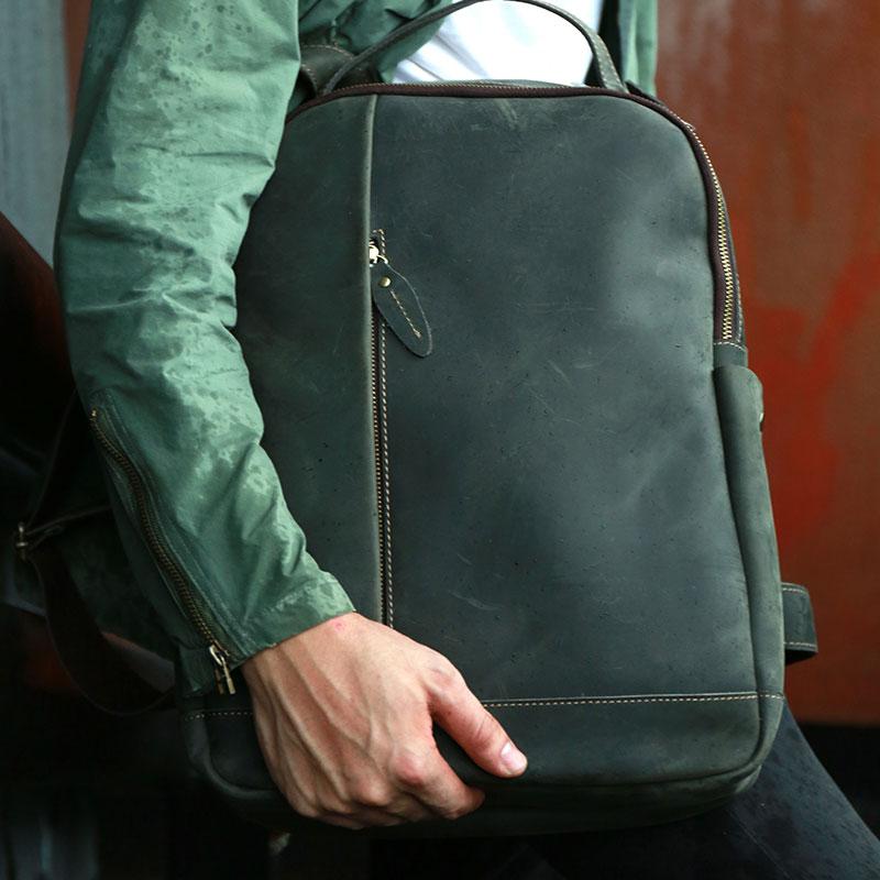 Mens green backpack cheap