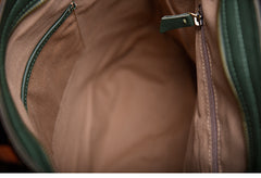 Green Women Leather Small Tote Bag Shopper Bag For Women