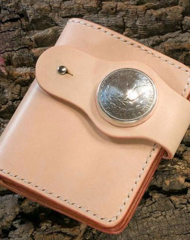 Handmade Leather billfold Mens Chain Biker Wallet Cool Leather Wallet With Chain Wallets for Men