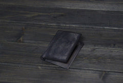 Handmade Men billfold leather wallet men vintage brown card wallet for him - EverHandmade