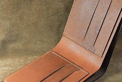 Handmade diablo3 diablo billfold wallet carved custom personalized leather for men