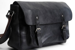 Handmade Cool leather men messenger bag shoulder laptop bag for men - EverHandmade