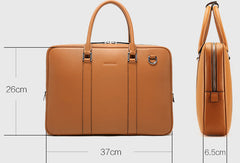 Leather Mens Briefcase Handbag Shoulder Bag laptop Bag Business Bag