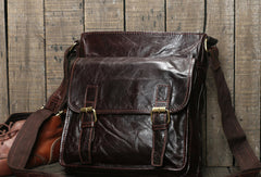 Genuine Leather messenger bag clutch leather men laptop vintage wallet for men