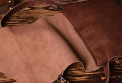 Cool leather mens messenger Bag Vintage Shoulder Laptop Bag for Men