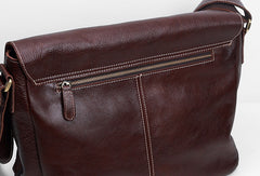 Cool leather men messenger bag shoulder bag for men - EverHandmade