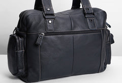 Handmade leather men messenger large vintage shoulder laptop bag vintage bag - EverHandmade