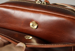 Handmade leather men messenger large vintage shoulder laptop bag vintage bag - EverHandmade