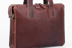 Cool leather mens Briefcase laptop Briefcase Work Briefcases shoulder bag for Men