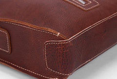 Cool leather mens Briefcase laptop Briefcase Work Briefcases shoulder bag for Men