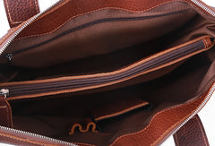 Cool leather mens Briefcase laptop Briefcase Work Briefcases shoulder bag for Men