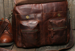Cool leather mens Large Travel Bag Vintage Weekender Bag Shoulder Bag for Men - EverHandmade