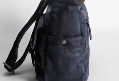 Cool leather mens messenger bags shoulder laptop bag for men