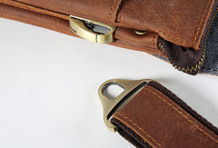 Cool leather mens messenger bag vintage shoulder laptop bag for men