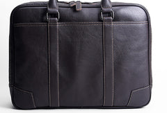 Handmade leather men Briefcase messenger large vintage shoulder laptop bag vintage bag - EverHandmade