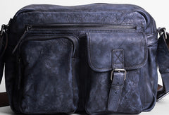 Cool leather mens Small messenger vintage shoulder bag for men