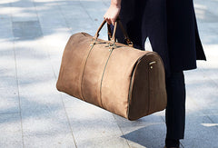 Vintage Leather men Travel Bag Duffle Bag Weekender Bag Overnight Bag shoulder bag
