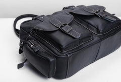 Handmade leather men messenger large vintage shoulder laptop bag vintage bag - EverHandmade