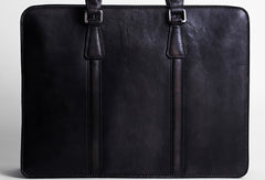 Vintage Leather mens Briefcase Handbag Shoulder Bag Business Bag for Men
